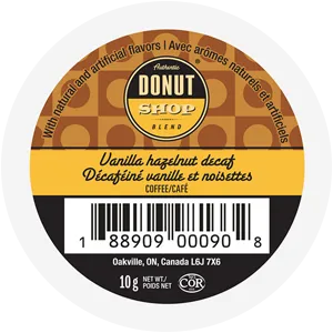 Vanilla Hazelnut Decaf Coffee