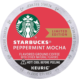 Starbucks Peppermint Mocha Coffee K Cups Big Cat Coffees