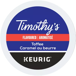 Timothy's Toffee K-Cup Packs