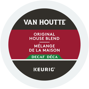 Van Houtte® DECAF House Blend Coffee K-Cups® – Big Cat Coffees
